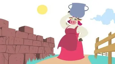 Le seau plein de lait