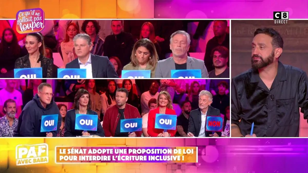replay de Le Sénat adopte une proposition de loi pour interdire l 'écriture incluvie