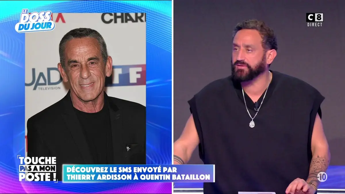 replay de Le SMS envoyé par Thierry Ardisson à Quentin Bataillon !