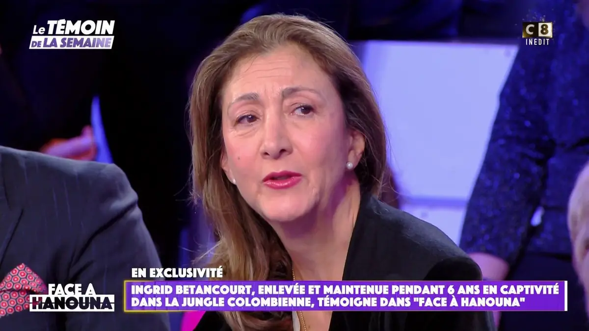 replay de Le témoignage exclusif de Ingrid Betancourt dans "Face à Hanouna"