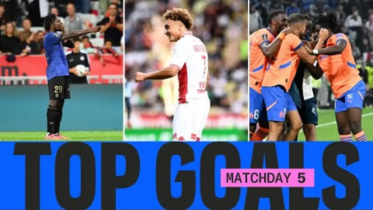 replay de Le TOP BUTS de la 5ème journée - Ligue 1 McDonald's 24/25