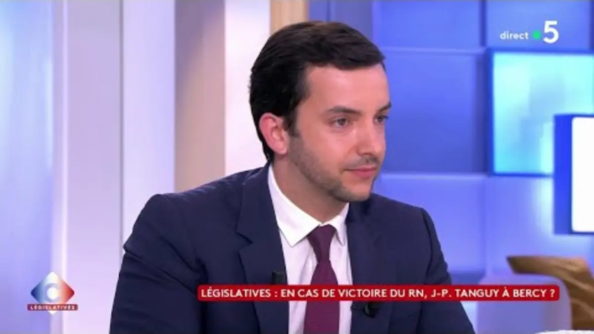 replay de Législatives : Jean-Philippe Tanguy invité de C à vous - C à Vous - 27/06/2024