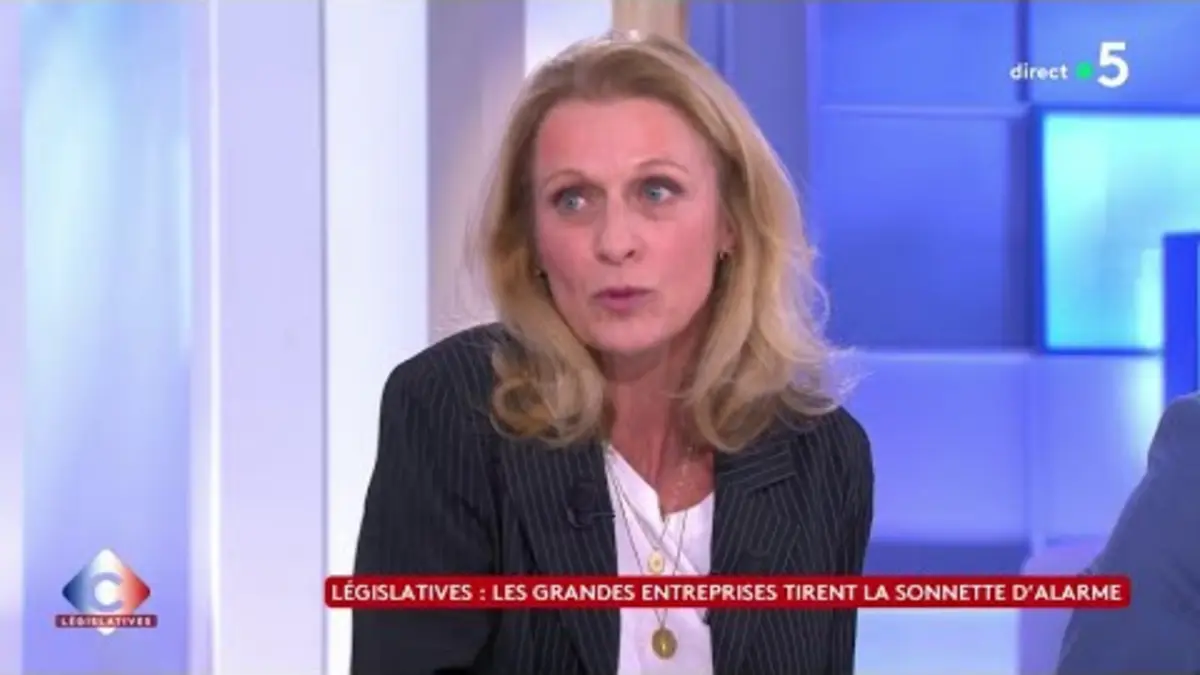replay de Législatives : les grandes entreprises tirent la sonnette d’alarme - C à Vous - 17/06/2024