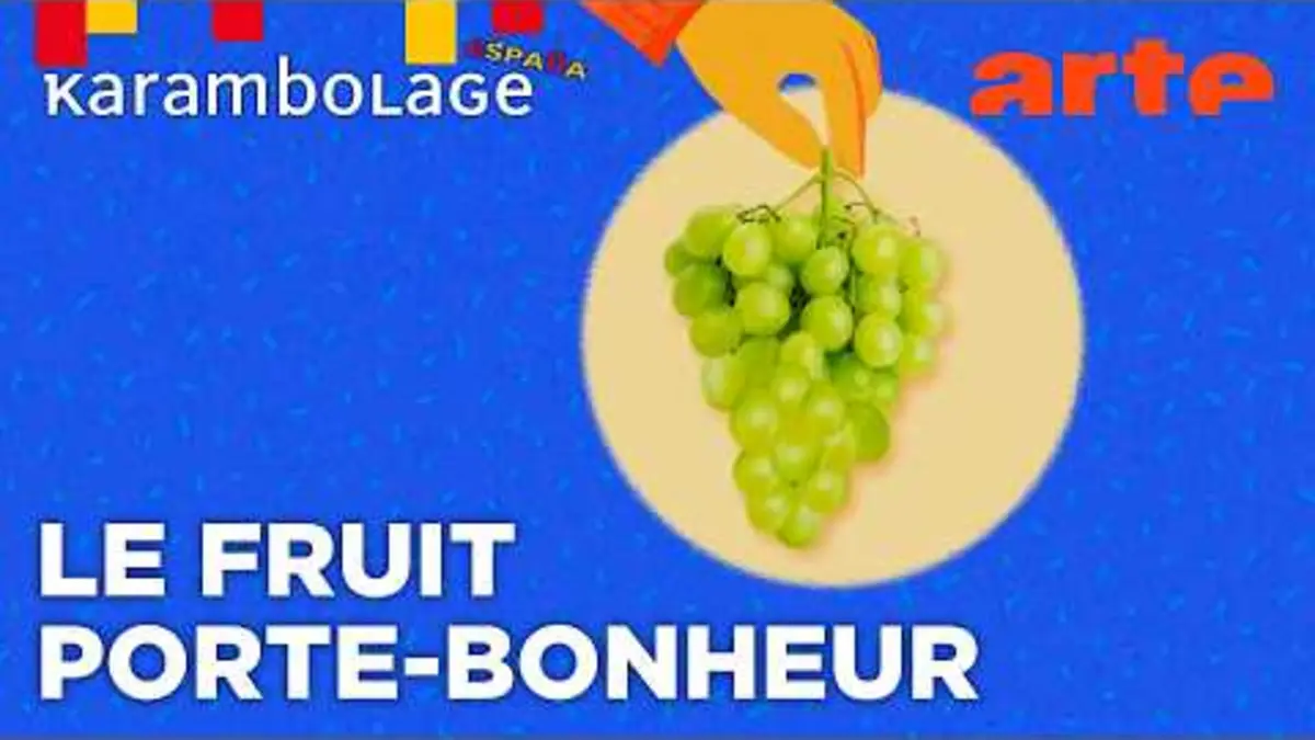 replay de Les 12 raisins : petite histoire d’une grande tradition espagnole - Karambolage España - ARTE