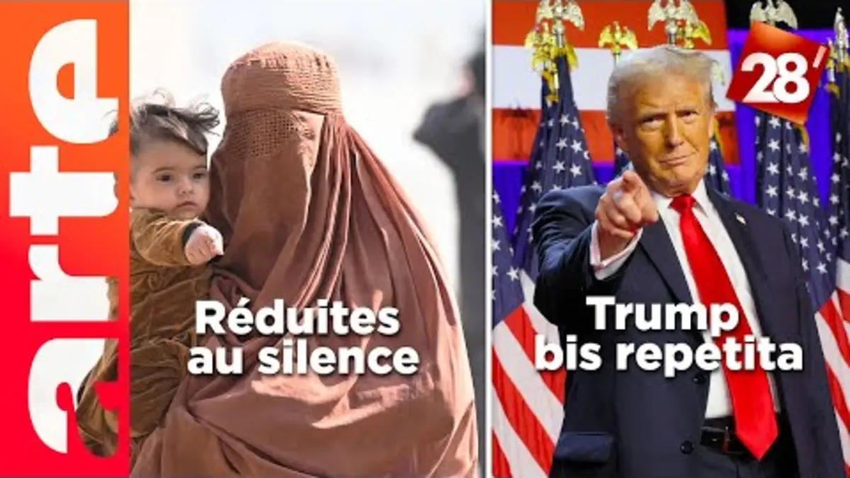 replay de Les Afghanes réduites au silence / Donald Trump élu 47e président des États-Unis | 28 minutes | ARTE