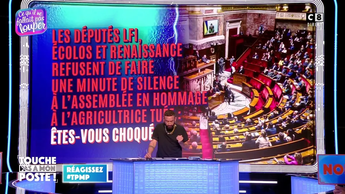 replay de Les députés LFI, écolos et Renaissance refusent de faire une minute de silence à l’Assemblée