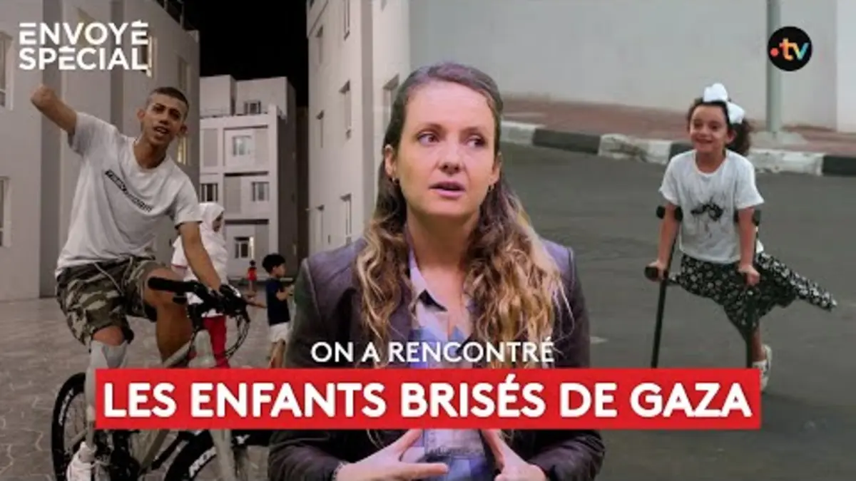 replay de Les enfants brisés de Gaza : on les a rencontrés