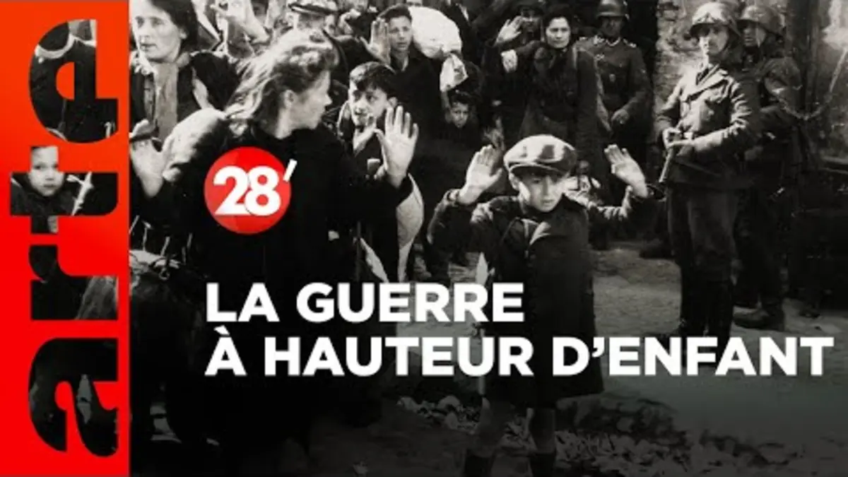 replay de Les enfants sur les terrains de guerre | Jean Hatzfeld - 28 Minutes - ARTE