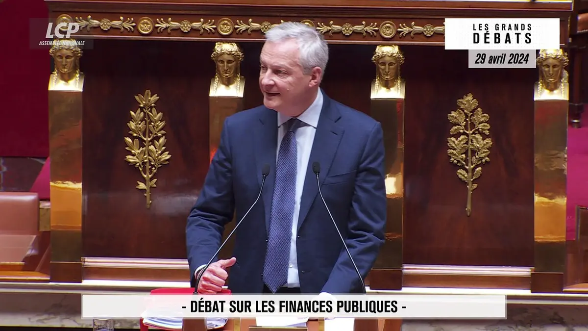 replay de Les grands débats - Finances publiques : Bruno Le Maire face aux oppositions