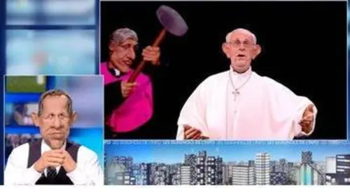 replay de Les Guignols du 04/09 - Avec le pape François