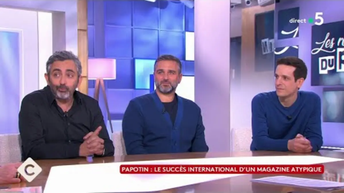 replay de Les journalistes profondément humains du Papotin - C à Vous - 07/03/2024