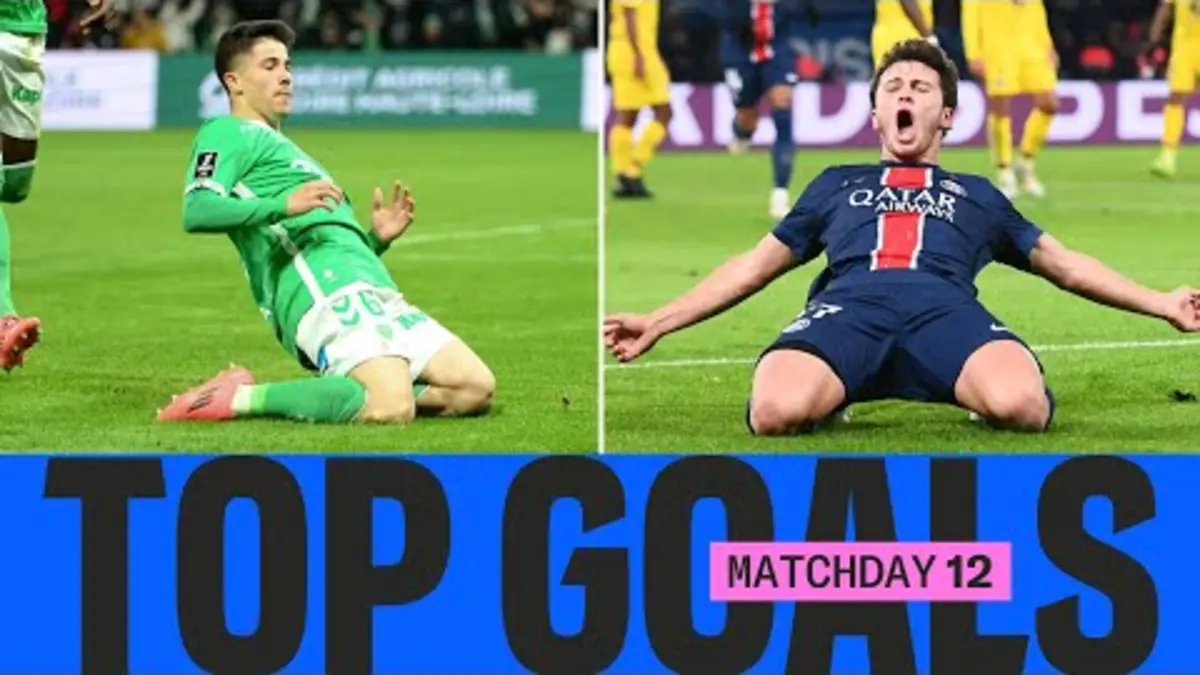 replay de Les PLUS BEAUX BUTS de la 12ème journée | Ligue 1 McDonald's 24/25
