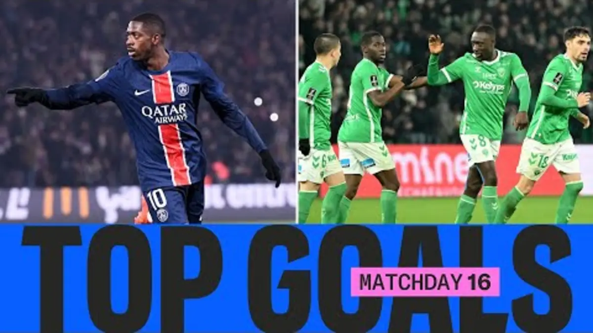replay de Les PLUS BEAUX BUTS de la 16ème journée | Ligue 1 McDonald's 24/25