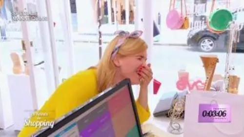replay de Les Reines du Shopping : Nina se cogne le nez dans une boutique sous la pression !