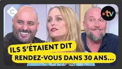 Les retrouvailles de Jérôme Commandeur, Vanessa Paradis & François Damiens