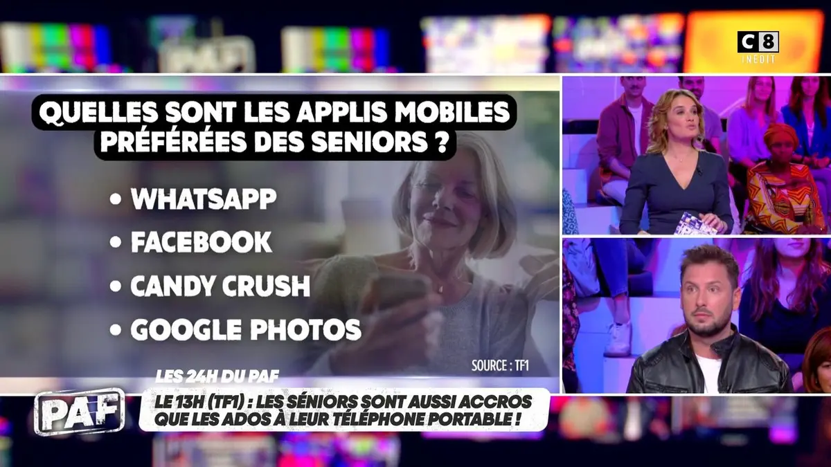 replay de Les séniors aussi accros que les ados à leur téléphone portable !