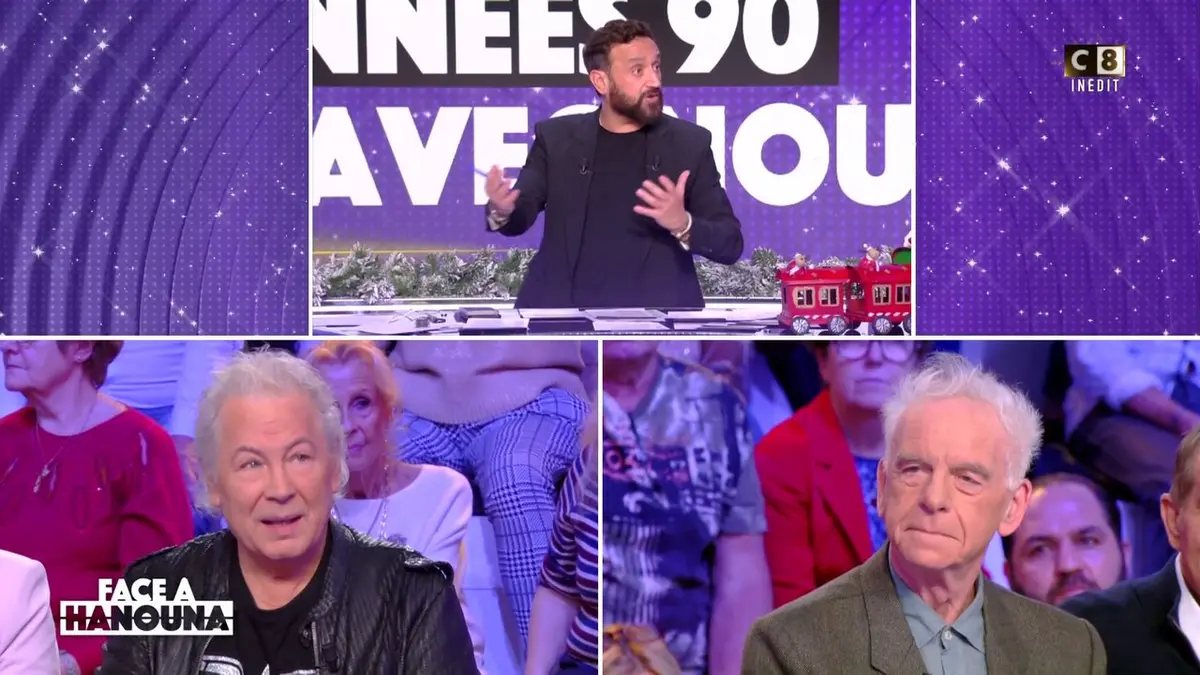 replay de Les stars de la chanson, de la télévision et de l'humour des années 90 dans "Face à Hanouna"