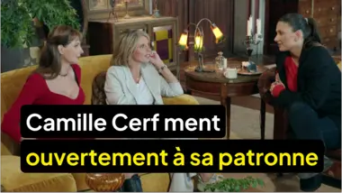 Les traîtres : Camille Cerf ment ouvertement à sa patronne Sylvie Tellier