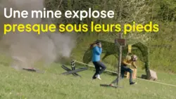Les traîtres : Une mine explose presque sous leurs pieds