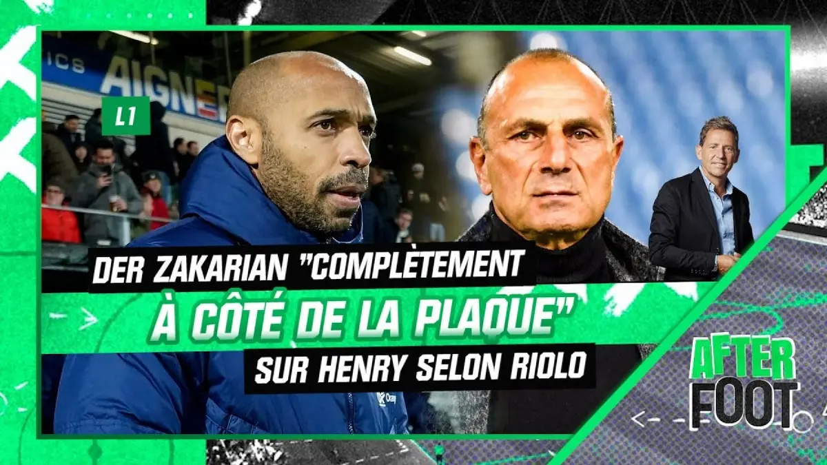 replay de Ligue 1 : Der Zakarian "complètement à côté de la plaque" sur Henry, selon Riolo