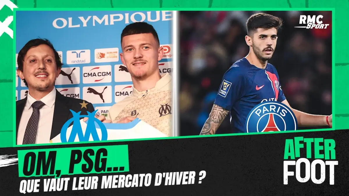replay de Ligue 1 : OM, PSG... comment jauger leur mercato d'hiver ?