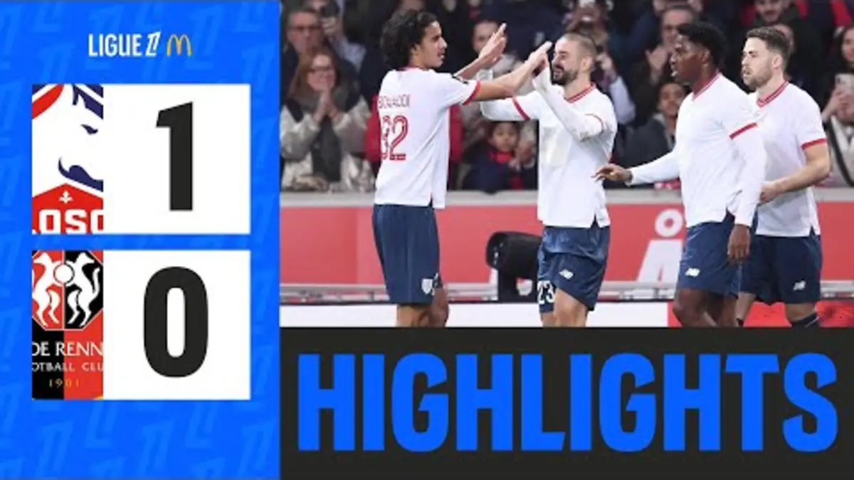 replay de Lille S'IMPOSE contre Rennes grâce à ZHEGROVA | 12ème journée - Ligue 1 McDonald's 24/25