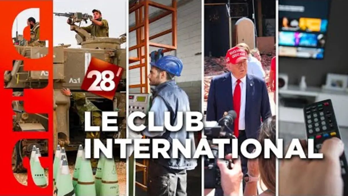 replay de Livraison d’armes, ouragans, Melania Trump, démographie : Le Club International | 28 minutes | ARTE