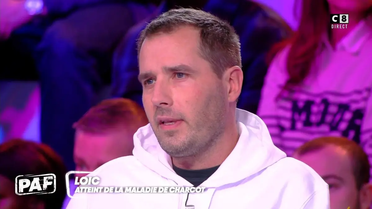 replay de Loic, atteint de la maladie de Charcot témoigne dans PAF