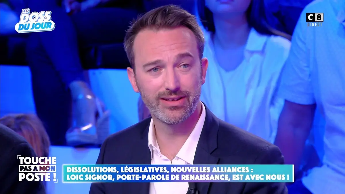 replay de Loic Signor, porte-parole de Renaissance, réagit à l'actualité dans TPMP !