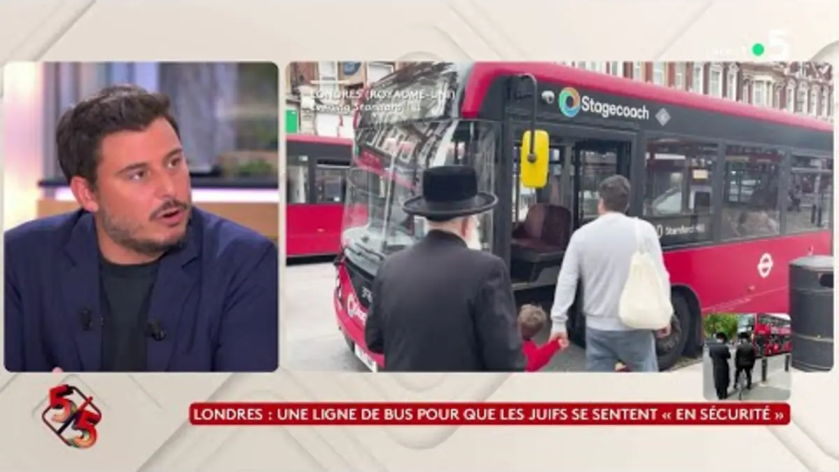 replay de Londres : face à l’antisémitisme, la mairie lance une ligne de bus - Le 5/5 - C à Vous - 04/09/2024