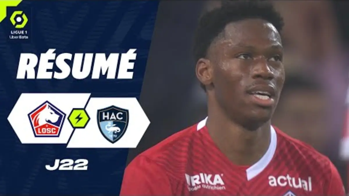 replay de LOSC LILLE - HAVRE AC (3 - 0) - Résumé - (LOSC - HAC) / 2023-2024