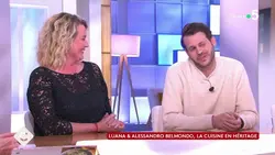 Luana & Alessandro Belmondo, l’Italie en héritage - C à Vous - 30/04/2024