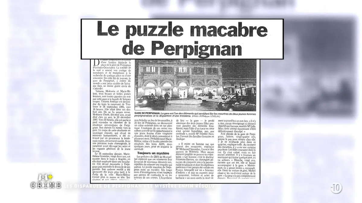 M6+ Crime : Les disparues de Perpignan : le…