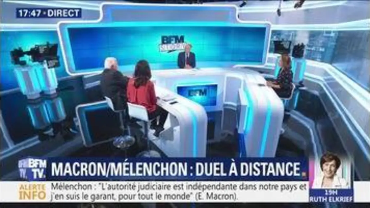 replay de Macron-Mélenchon: Duel à distance (1/3)