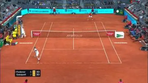 replay de Madrid - Federer expédie Gasquet
