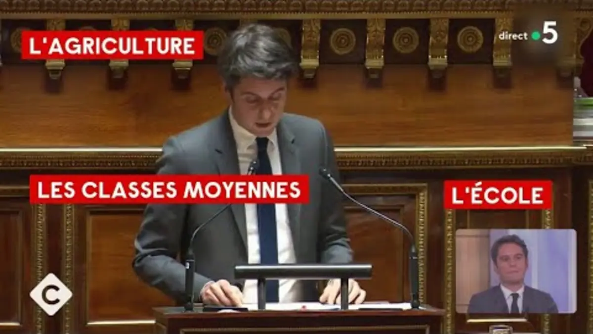 replay de Mais quelle est la priorité absolue de Gabriel Attal ?! - L’ABC - C à Vous - 08/03/2024