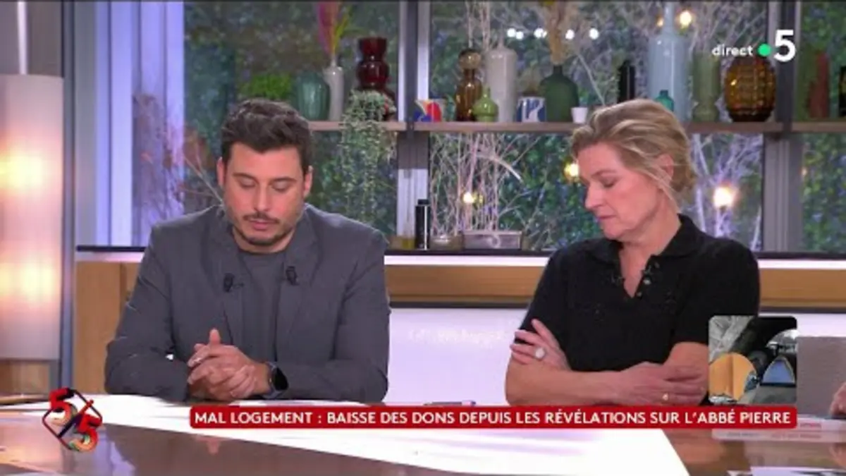 replay de Mal logement : baisse des dons depuis les révélations sur l’Abbé Pierre - Le 5/5 - C à Vous