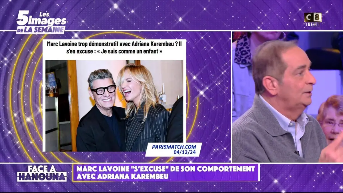 replay de Marc Lavoine "s'excuse" de son comportement avec Adriana Karembeu