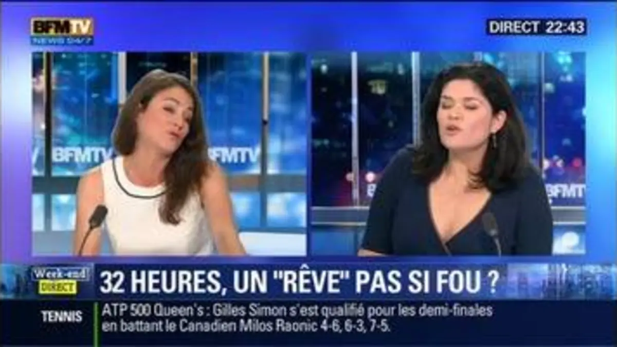replay de Marie-Laure Harel face à Raquel Garrido: Rêvez-vous comme Christiane Taubira "d’un monde où on peut travailler 32h" ?