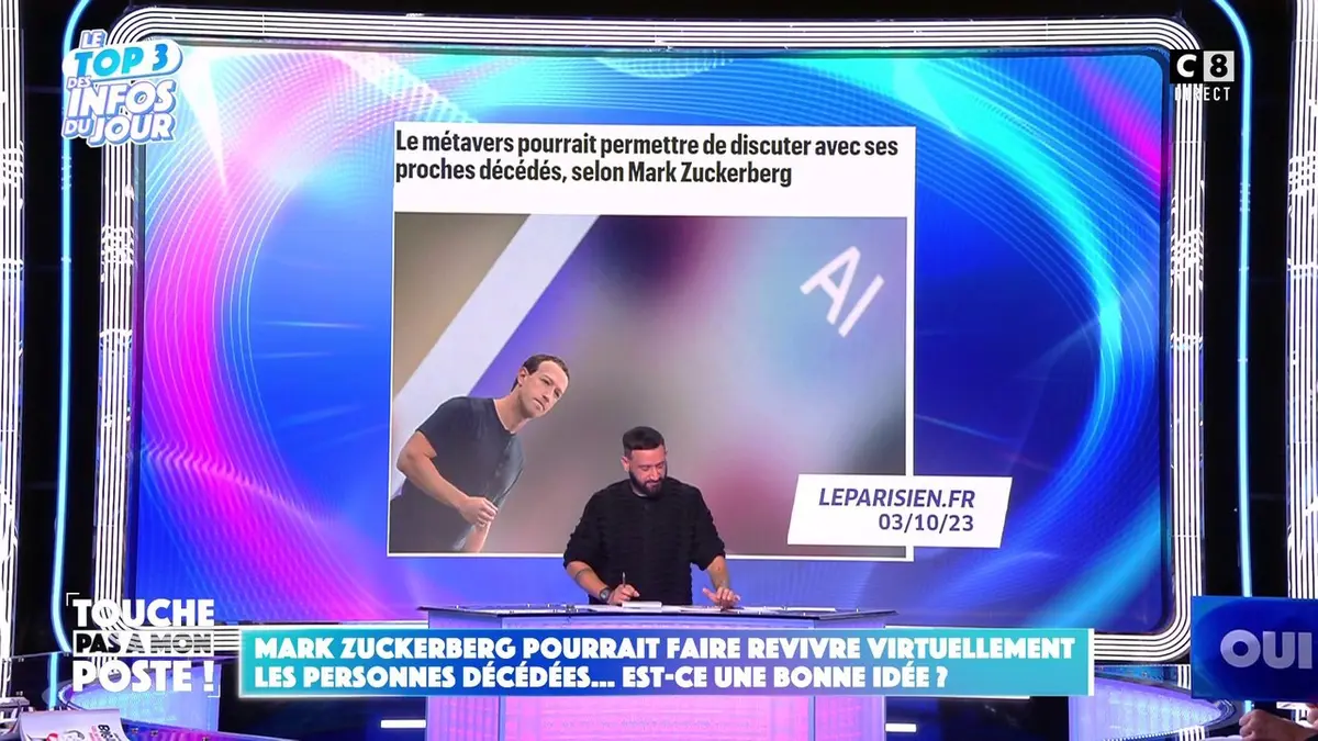 replay de Mark Zuckerberg pourrait envisager de faire revivre virtuellement les personnes décédées