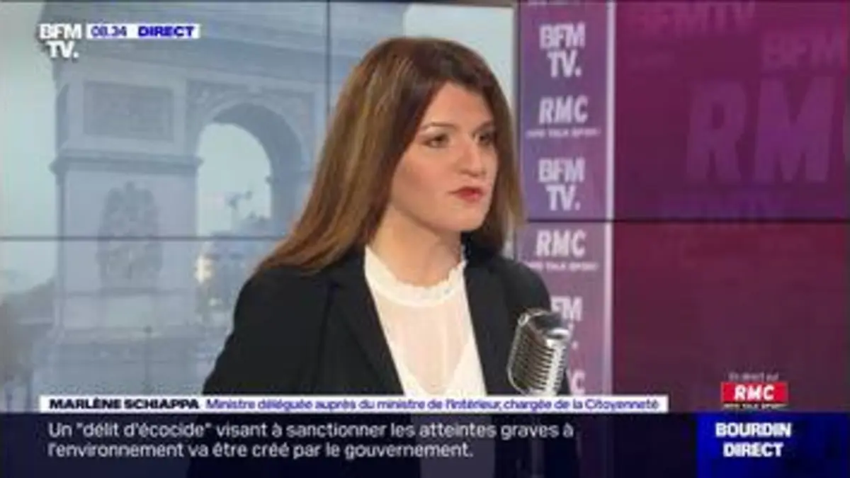 replay de Marlène Schiappa face à Jean-Jacques Bourdin en direct - 23/11