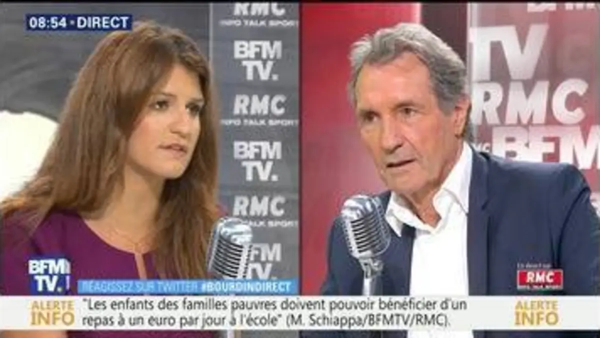 replay de Marlène Schiappa face à Jean-Jacques Bourdin en direct