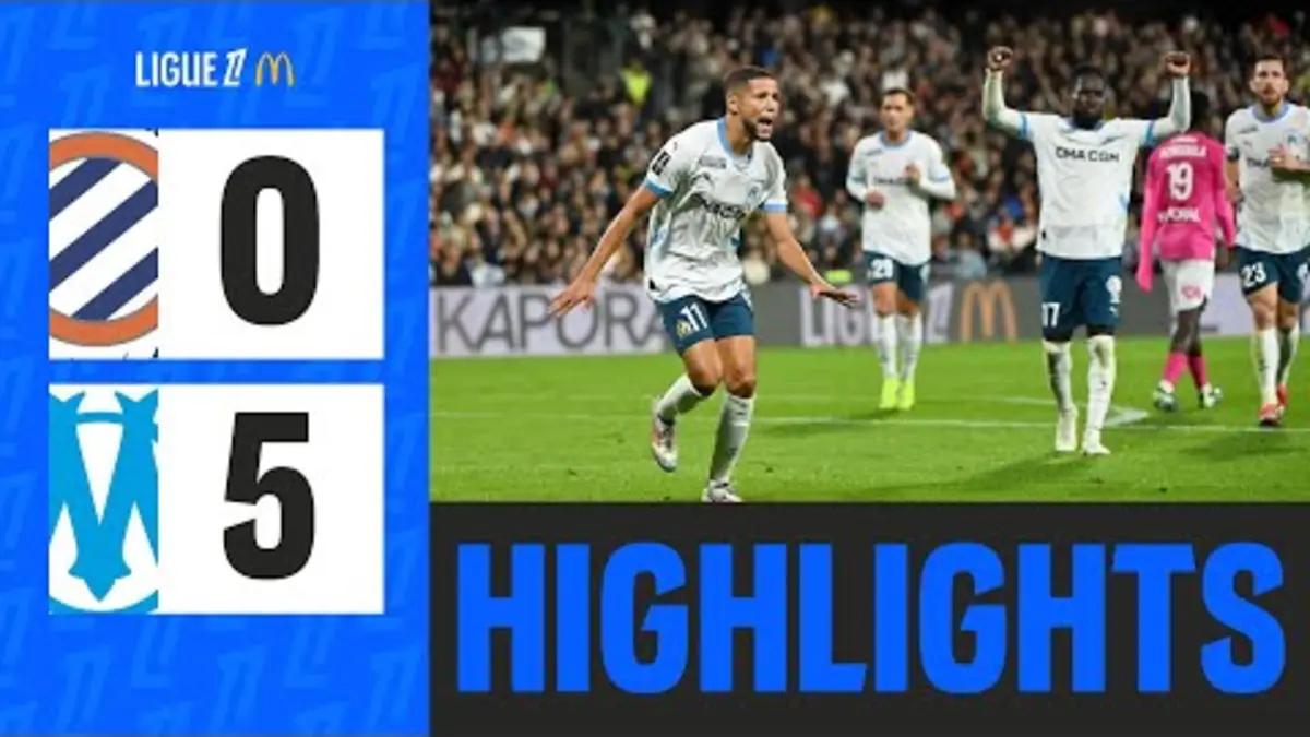 replay de Marseille DOMINE Montpellier à la Mosson | 8ème journée - Ligue 1 McDonald's 24/25