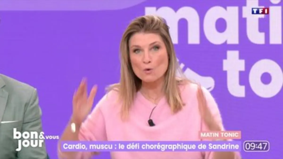 replay de Matin tonic : Cardio, muscu... le défi chorégraphique de Sandrine