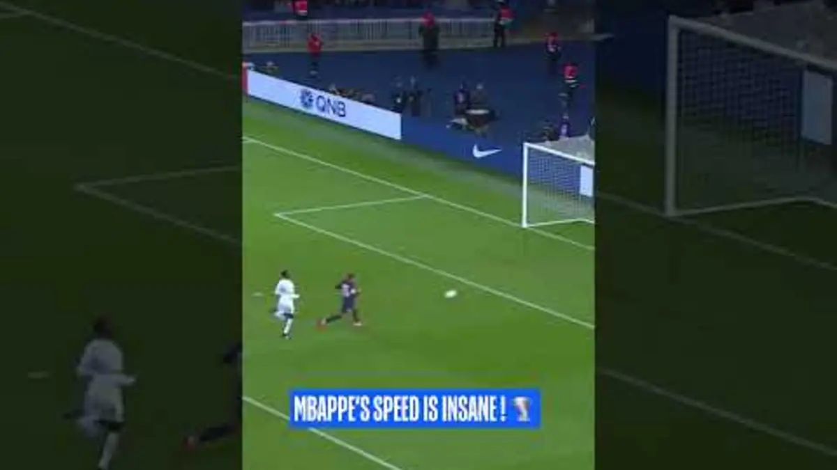 replay de Mbappé is too fast ?️ #ligue1 #football #fastest #mbappe