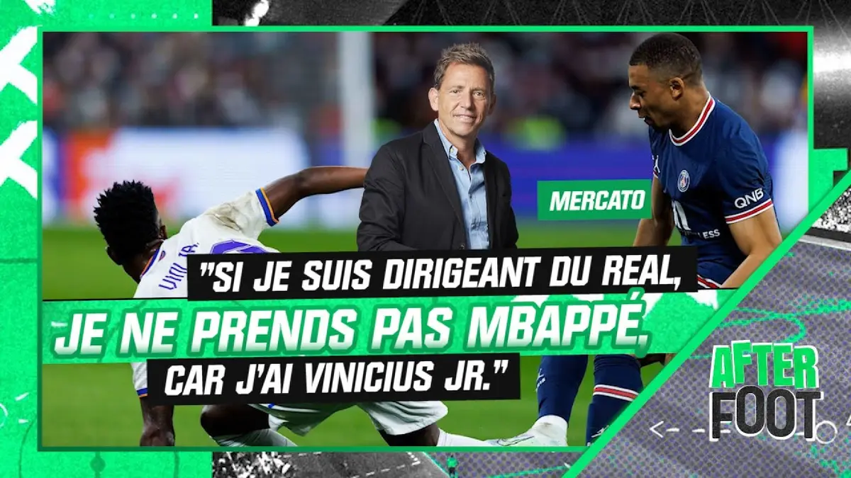 replay de Mercato : "Si je suis dirigeant du Real, je ne prends pas Mbappé car j'ai Vinicius", souligne Riolo