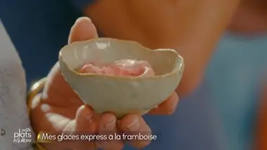 Mes glaces express à la framboise