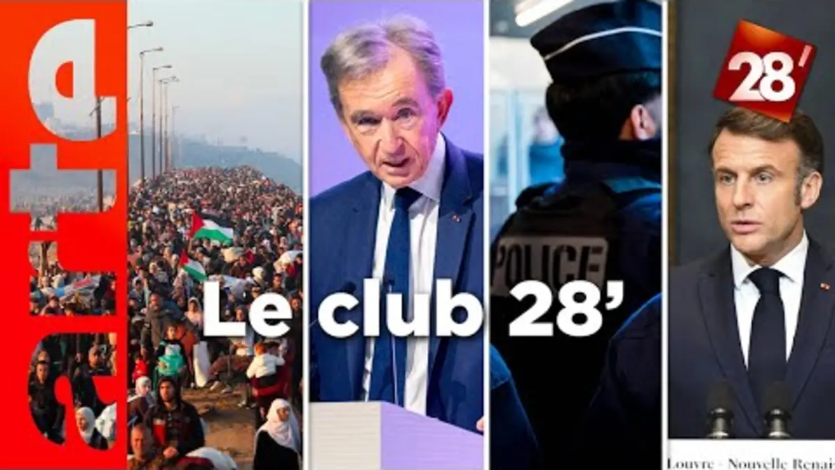 replay de Meurtre d'Elias, taxer les entreprises, devoir conjugal… Le Club | 28 minutes | ARTE