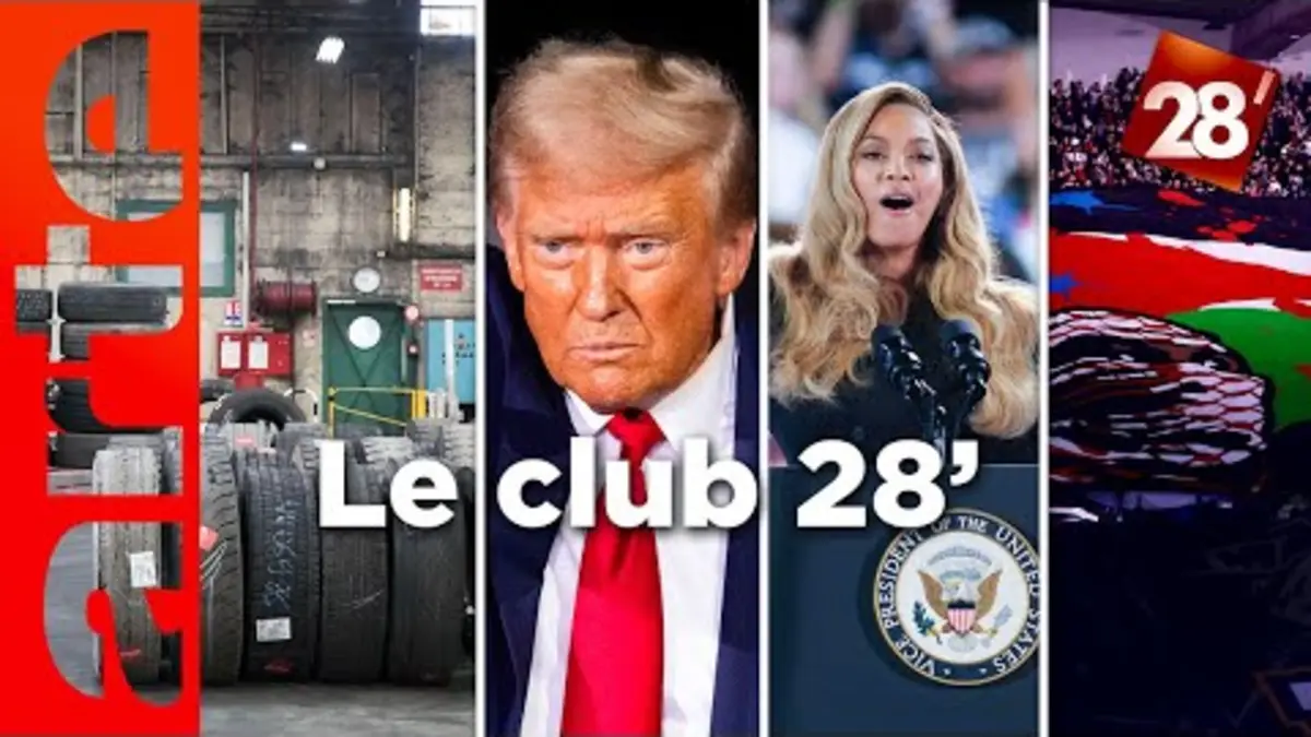 replay de Michelin, défaite des démocrates vue de France, tifo pro-palestinien : le Club | 28 minutes | ARTE