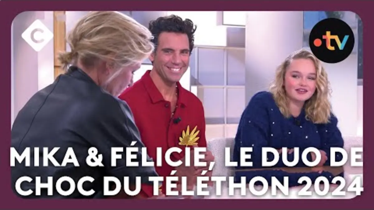 replay de Mika & Félicie, le duo de choc du Téléthon 2024 - C à Vous